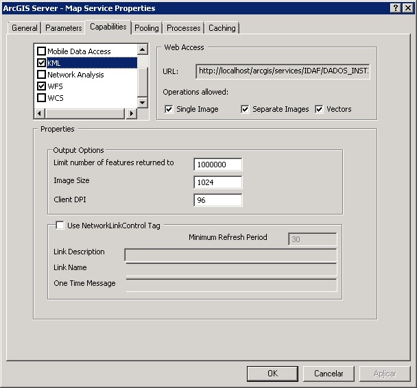 wfs service capabilities